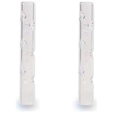 Klares Glasmundstück für Dynavap-Spitze, Cooling-Stem-Zubehör, 2er-Pack
