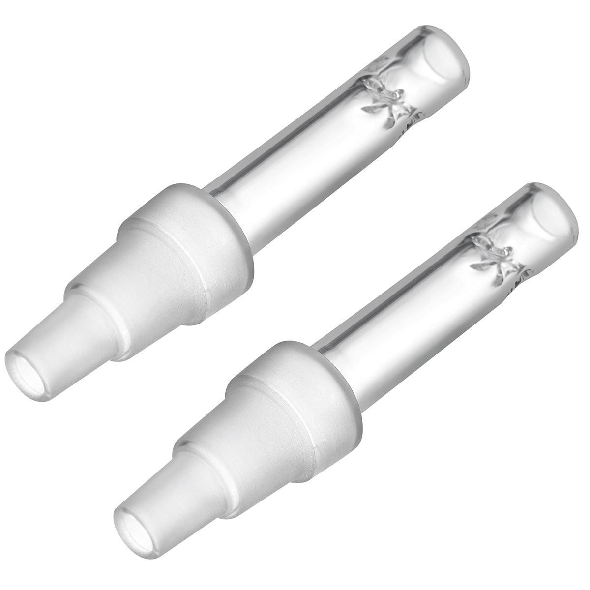 Water Tool Adapter Stem for Arizer ArGo – 70mm, High Air Flow XL, Fits 10mm/14mm/18mm, Ultra Thick Glass, Pack of 2