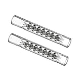 Schlanke Metallkugeln aus Edelstahl, stark kühlendes Mundstück für Dynavap-Tips, 2er-Pack