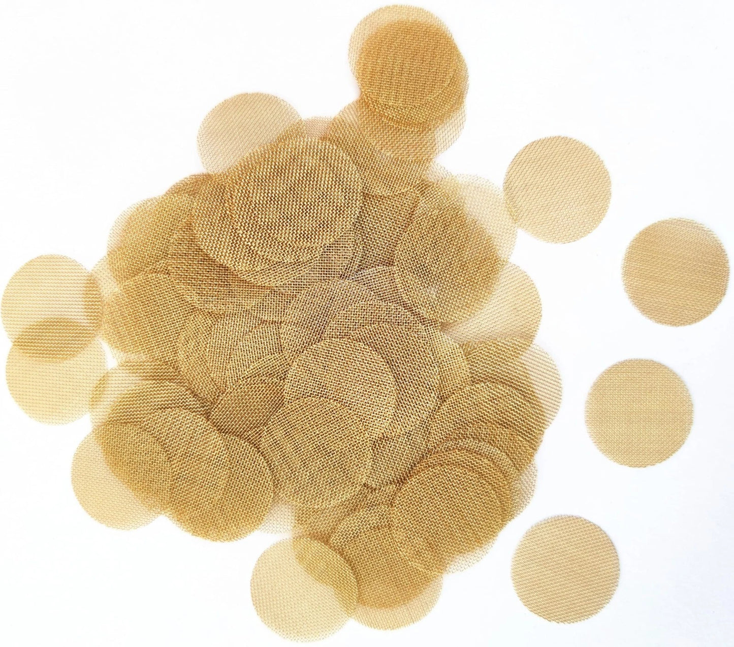 High Air Flow Brass Screens for POTV LOBO, Perfect Fit, Washable and Reusable, Pack of 50