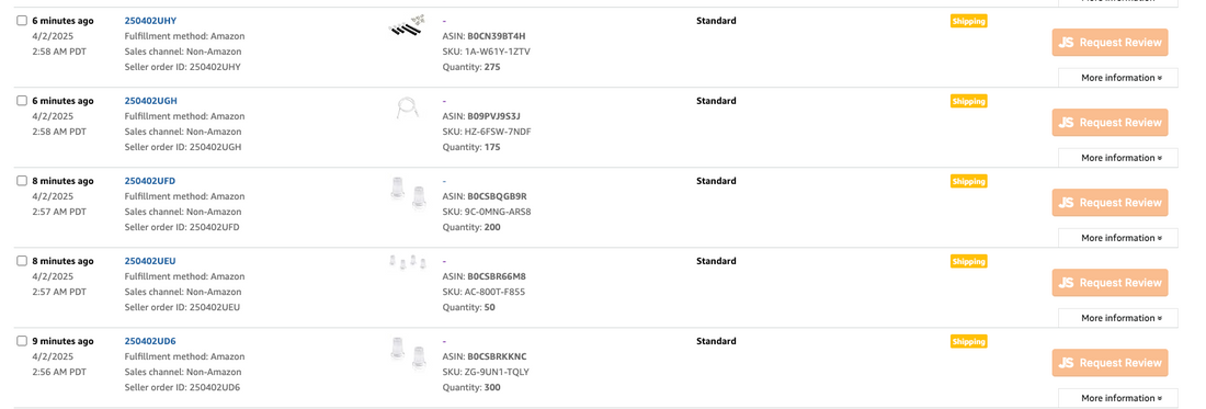 Well... the new vape glass stock is officially en route!