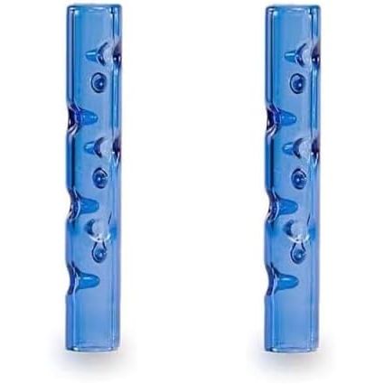 Cooling Dimpled Glass Stem Mouthpiece for POTV Lobo, ONE, XMAX V3 Pro, Pack of 2