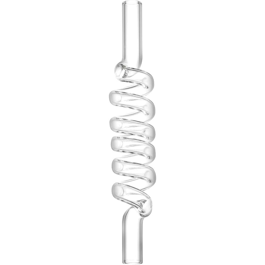 Cooling Glass Stem Mouthpiece for the POTV LOBO and ONE - Spiralled Cooling Airflow Path