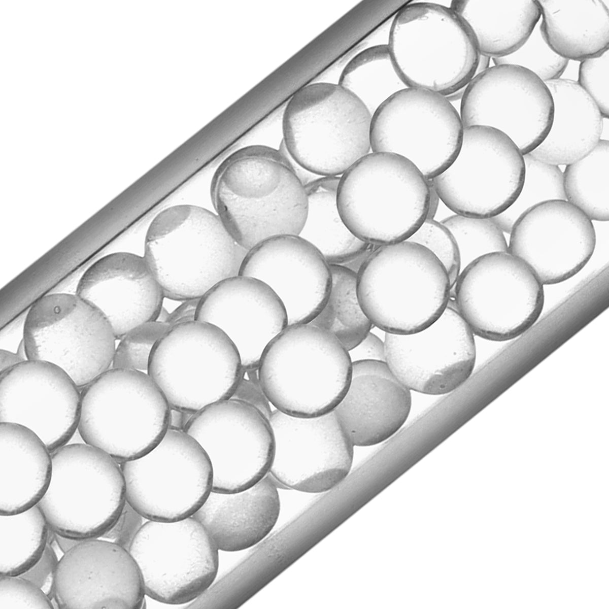 Glass Cooling Beads Stem Mouthpiece for LimeLight Frolic, 130mm