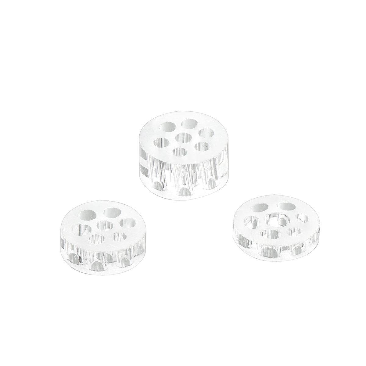 Glass Tube Stem Backspacer Set for XMax V3 Pro & XLux Roffu, 2mm, 3mm, 5mm Spacers, Pack of 3