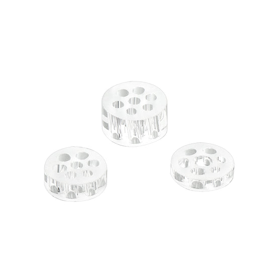 Glass Tube Stem Backspacer Set for XMax V3 Pro & XLux Roffu, 2mm, 3mm, 5mm Spacers, Pack of 3