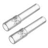 High Airflow XL Stem for Arizer Solo 3, Air 2 Max – Short 70mm, Ultra Thick Glass, Pack of 2