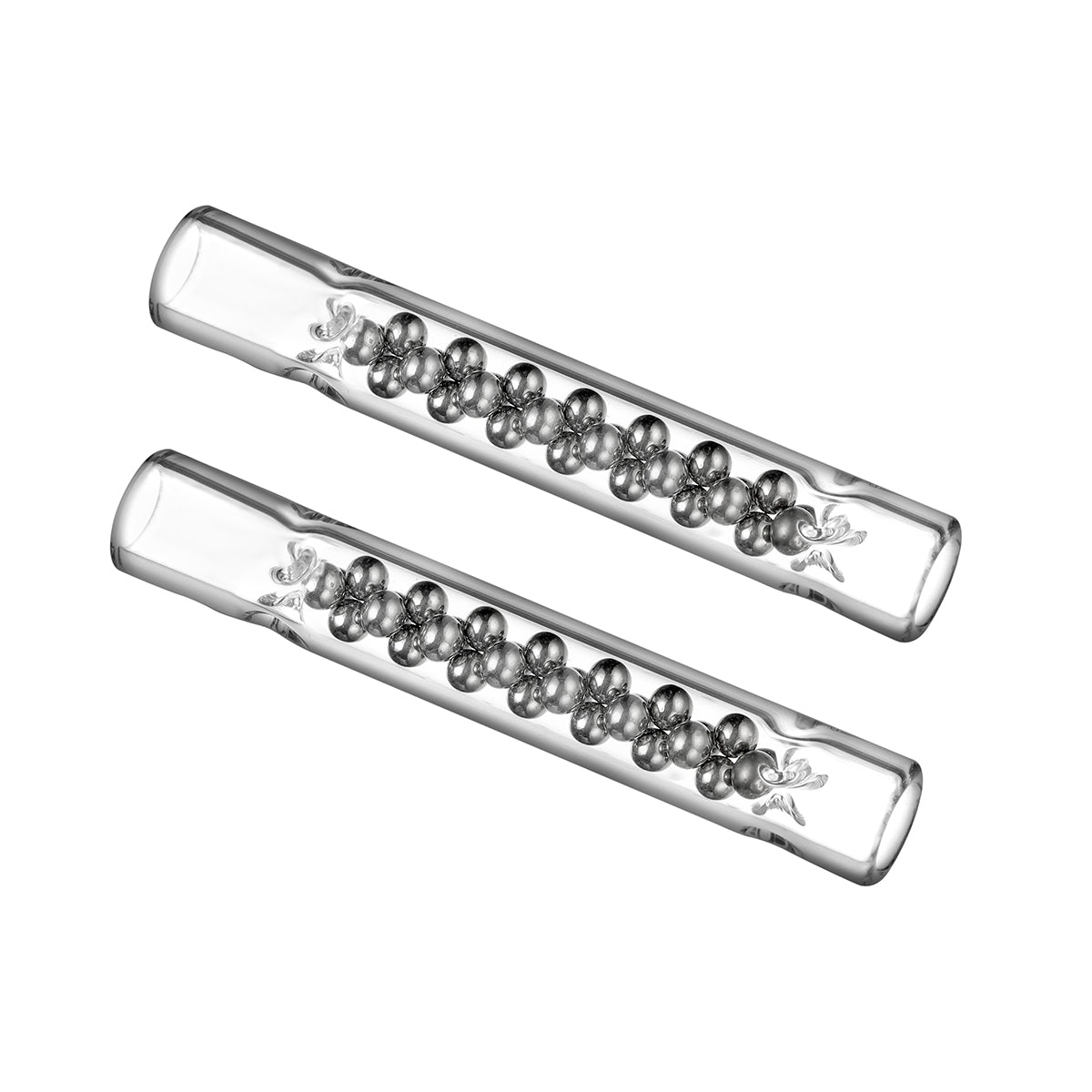 Slim Stainless Steel Metal Balls Super Cooling Mouthpiece Body Stem for Dynavap Tips, Pack of 2
