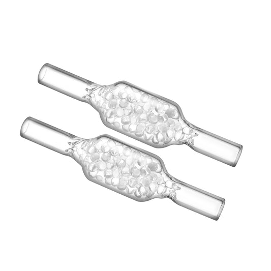 Cooling Beads Stem for Dynavap, Large Glass Balls Mouthpiece Body Stem for Dynavap Tips, Pack of 2