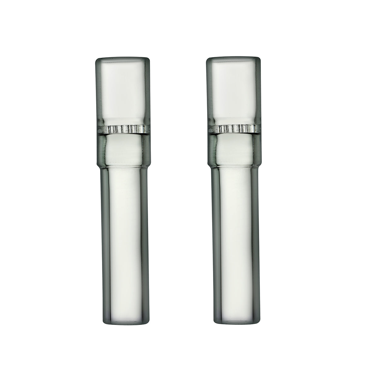 Black XL Stem for Arizer Solo 3, Air 2 Max – 70mm/90mm - Shaded Glass - Xl Floral Chamber, Pack of 2