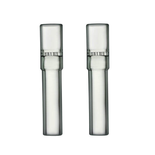 Black XL Stem for Arizer Solo 3, Air 2 Max – 70mm/90mm - Shaded Glass - Xl Floral Chamber, Pack of 2