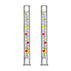 Long Colored Cooling Balls 110mm Glass Stem Mouthpieces for Arizer ArGo / ArGo SRT, High Air Flow, Ultra Thick Glass, Pack of 2