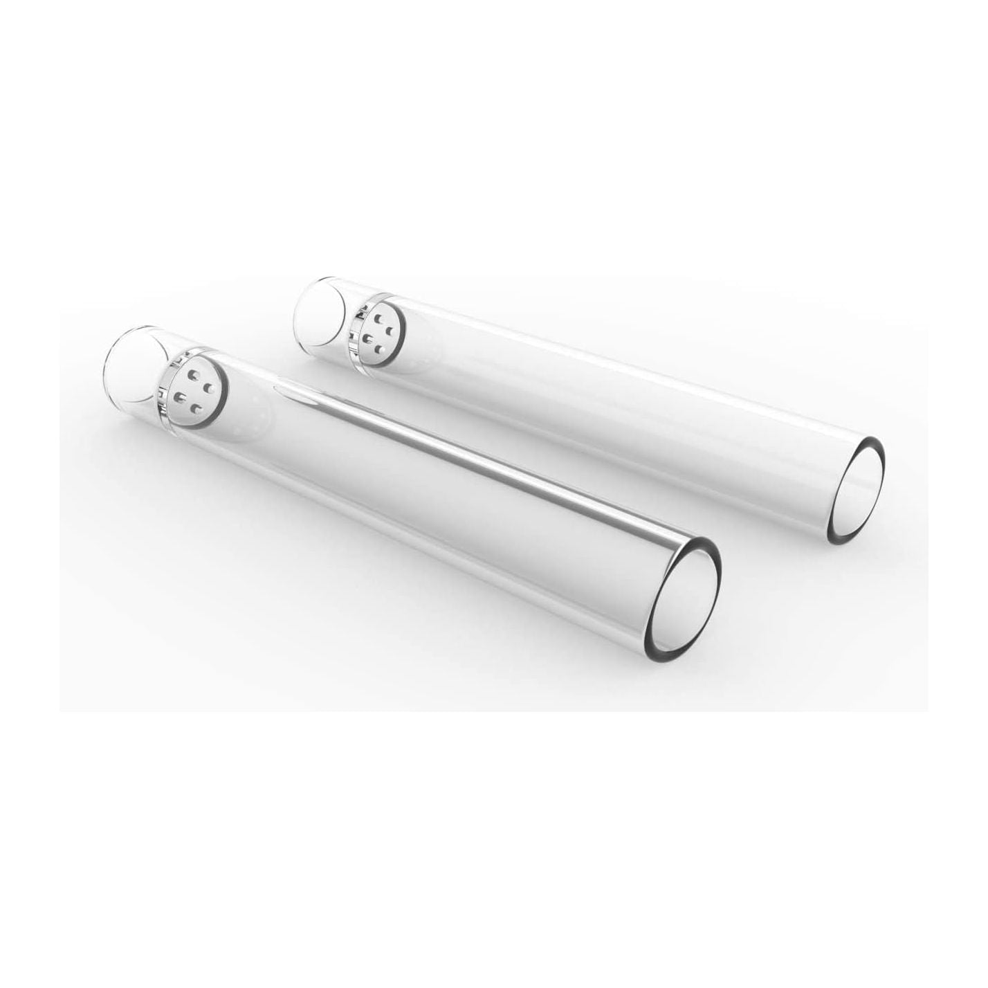 SHORT 70mm Glass Stem Mouthpieces for Arizer ArGo / ArGo SRT , Pack of 2