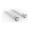 SHORT 70mm Glass Stem Mouthpieces for Arizer ArGo / ArGo SRT , Pack of 2