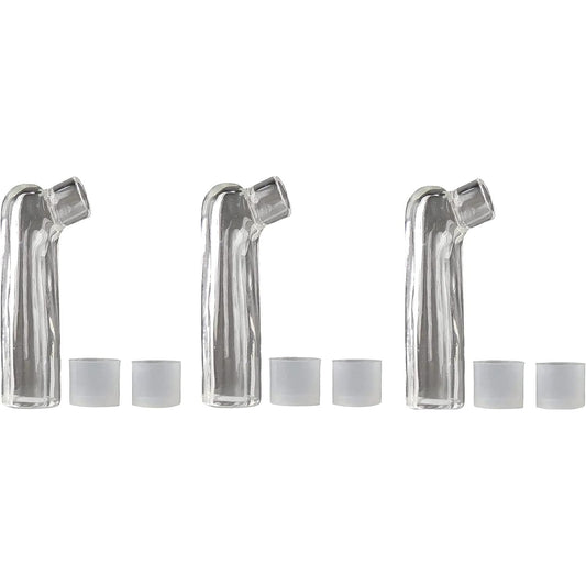 Short Glass Mouthpiece for the Mighty/Crafty Vaporizers, Pack of 3