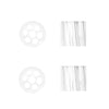 Stem Backspacer for Arizer Solo 2, 3 and Air Glass Tubes, 10mm Variety Spacer, Pack of 4