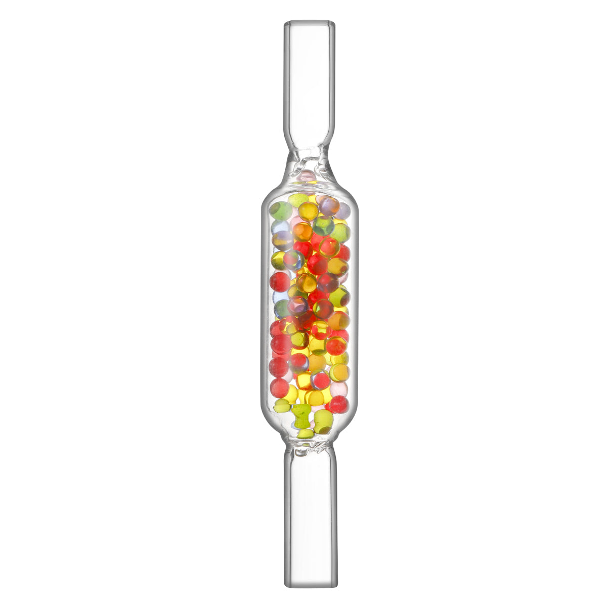 Vibrant Glass Cooling Beads Stem Mouthpiece for LimeLight Frolic, 130mm