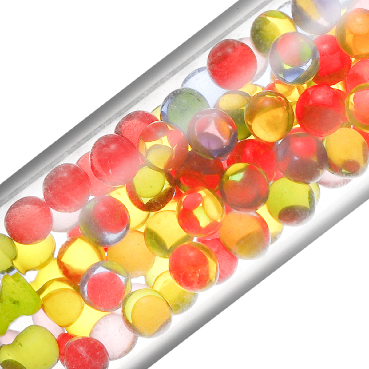 Vibrant Glass Cooling Beads Stem Mouthpiece for LimeLight Frolic, 130mm