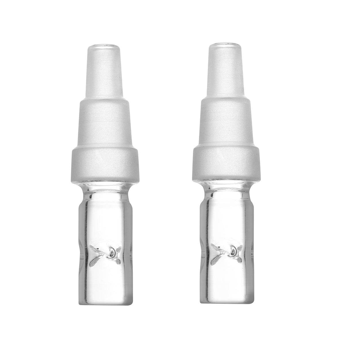 Water Tool Adapter Stem for Arizer Solo 3, Air 2 Max – 70mm, High Air Flow, Fits 10mm/14mm/18mm, Ultra Thick Glass, Pack of 2