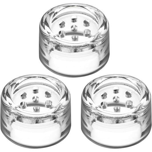 Glas-Dosierkapseln (ohne Deckel), 3er-Pack – drei Kapseln abgebildet, für TinyMight 2 und TinyMight 1